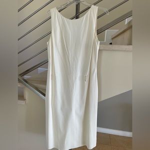 VINTAGE PRADA Elegant Cream color sleeveless DRESS